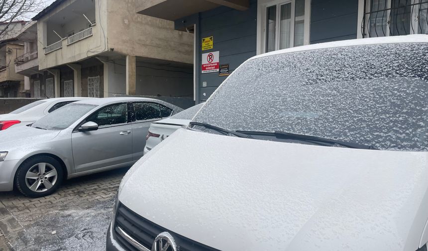 Tatvan’da kar yağışı etkili oldu