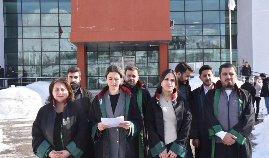 Bitlis’te “Tehlikedeki Avukatlar Günü” Açıklaması