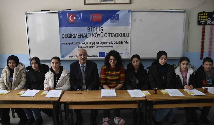 Bitlisli köy okulu öğrencilerine Avrupa yolu açıldı