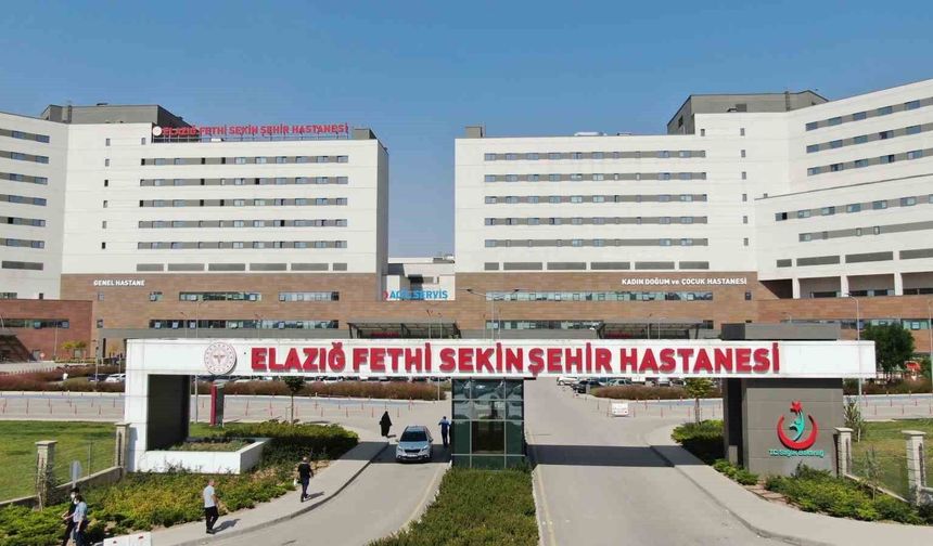 Elazığ Fethi Sekin Şehir Hastanesi’nde bir yılda tedavi edilen hasta sayısı açıklandı