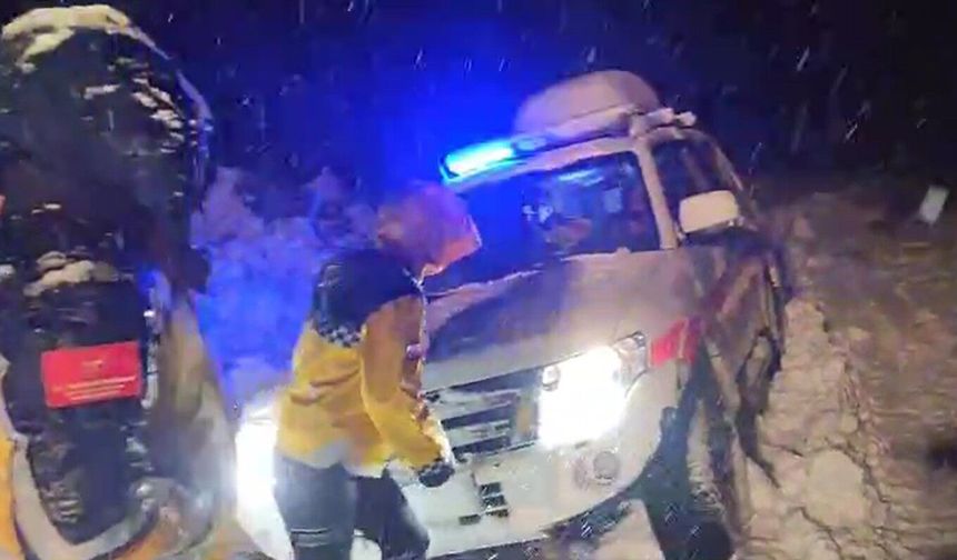 Muş’ta hasta çocuğun imdadına ekipler yetişti