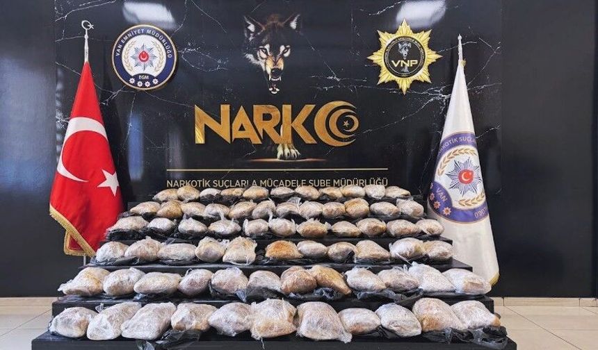 Van'da 39 kilo 340 gram skunk maddesi yakalandı