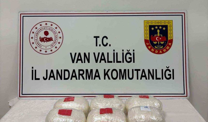 Van'da 7 kilo metamfetamin yakalandı