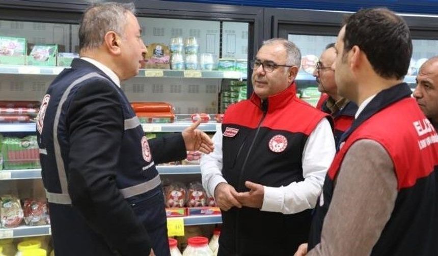 Elazığ'da Ramazan öncesi gıda denetimleri sıkılaştırıldı