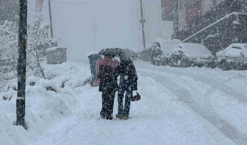 Hakkâri'de kar hayatı felç etti: 20 köy ve 38 mezra yolu kapalı