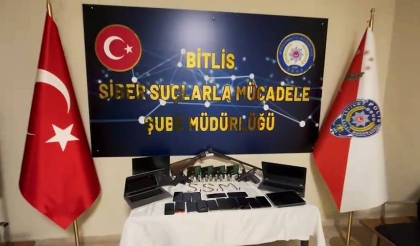 Bitlis’te Yasa Dışı Bahis ve Dolandırıcılık Ağına Darbe: 26 Şüpheli Yakalandı