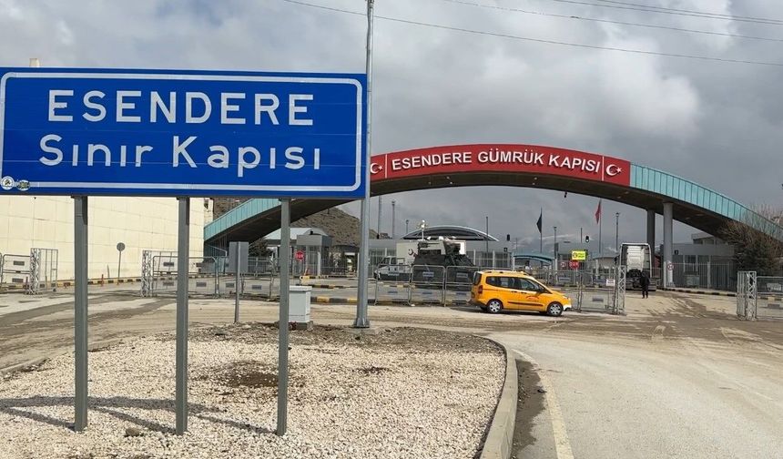 Bayramda Esendere sınır kapısı boş kaldı