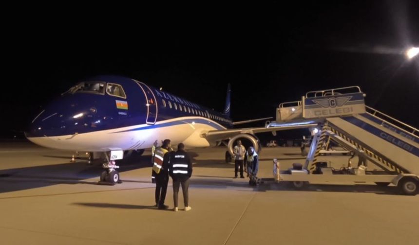 Nahçıvan havalimanında uçuşlar yeniden başladı