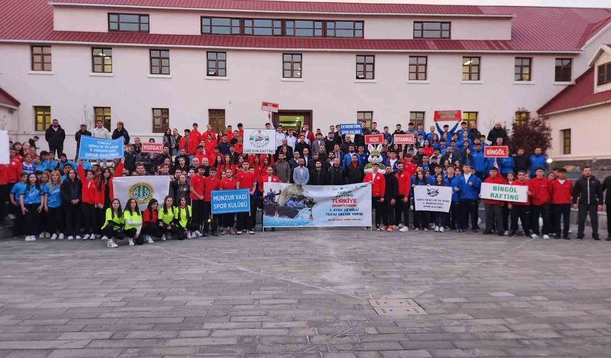 Türkiye Rafting Şampiyonası ve Milli Takım Seçmeleri start verdi