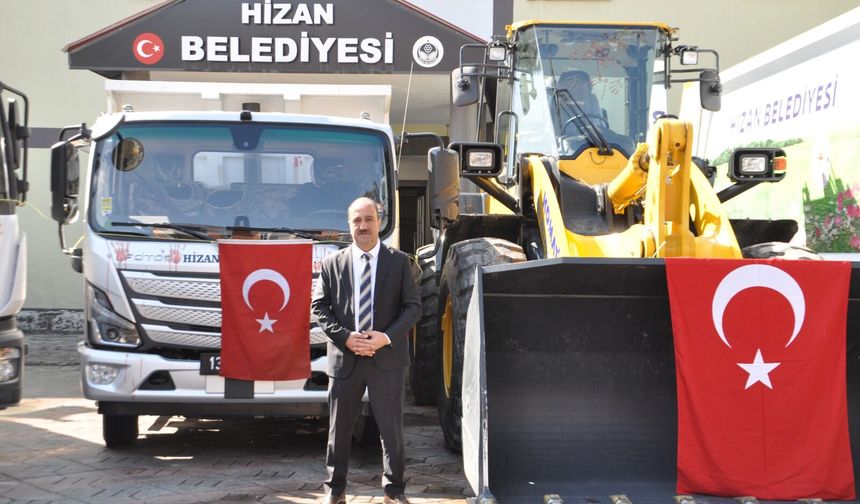 Hizan Belediyesi araç filosunu güçlendirdi
