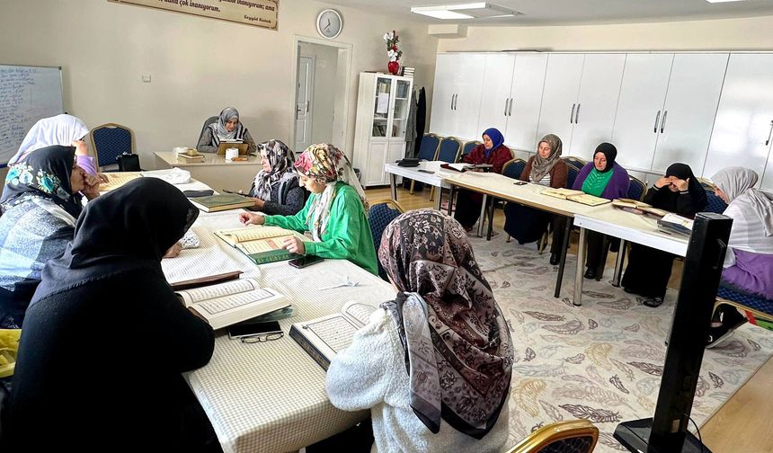 Mutki’de Kur’an kurslarında Ramazan bereketi