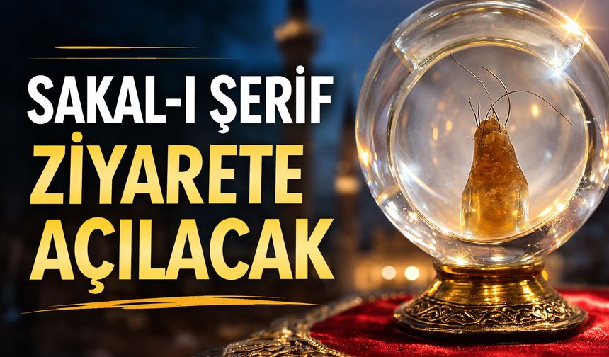 Ahlat Tunus TOKİ Camii’nde Sakal-ı Şerif ziyarete açılacak