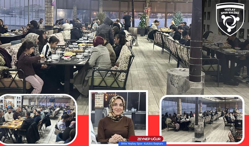 Bitlis Yeşilay Spor Kulübü’nden yetim ve öksüz çocuklara iftar programı
