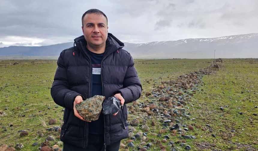 Nemrut’un eteklerinde siyah ışıltı gün yüzüne çıkıyor
