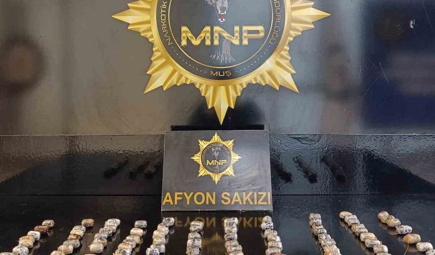 Muş’ta şüpheli yolcunun midesinden 118 kapsül uyuşturucu çıktı