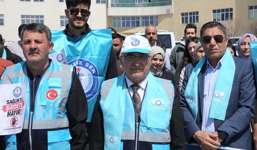 Bitlis’te sağlık çalışanına şiddete tepki