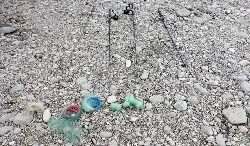 Elazığ'da kaçak balık avlayanlara operasyon düzenlendi