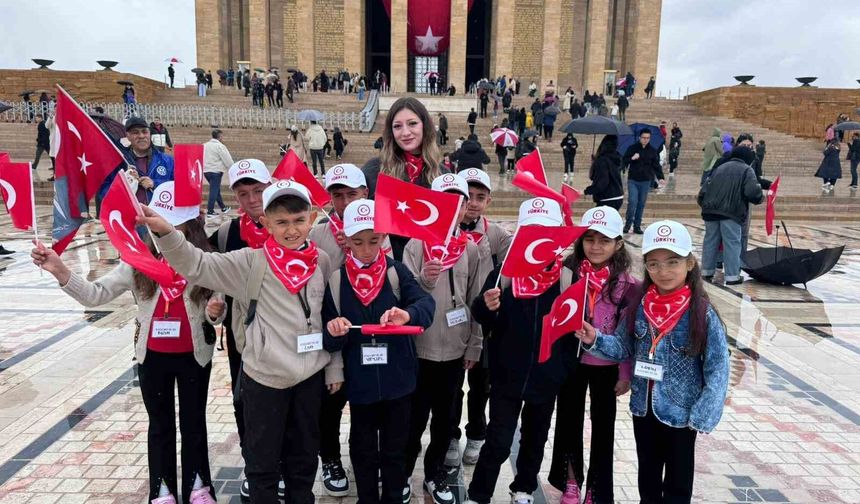 Köy okulundan Ankara’ya unutulmaz gezi