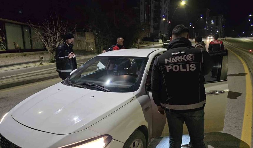 Malatya'da 'narko alan' uygulaması yapıldı