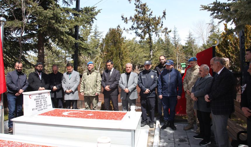 Ahlatlı şehit Summani Görgen dualarla anıldı