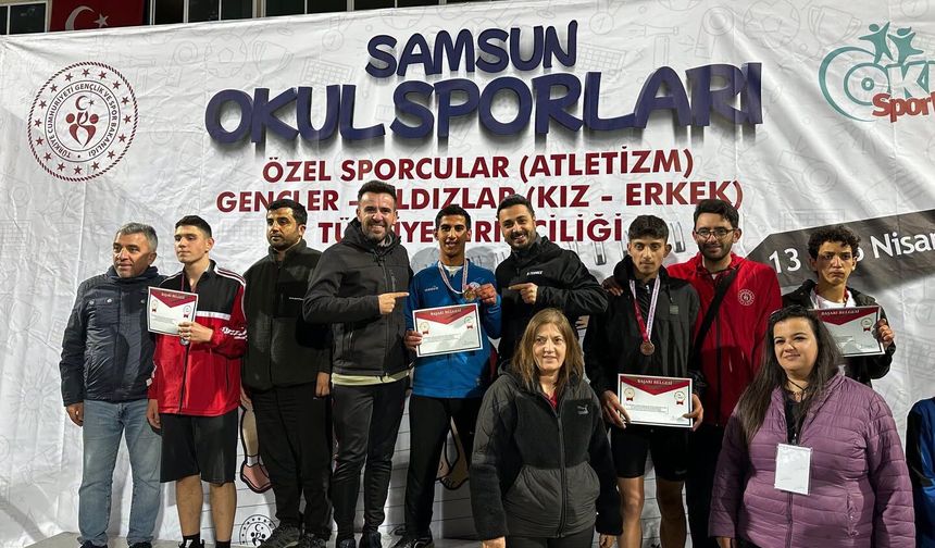 Bitlisli öğrenciden atletizmde çifte şampiyonluk