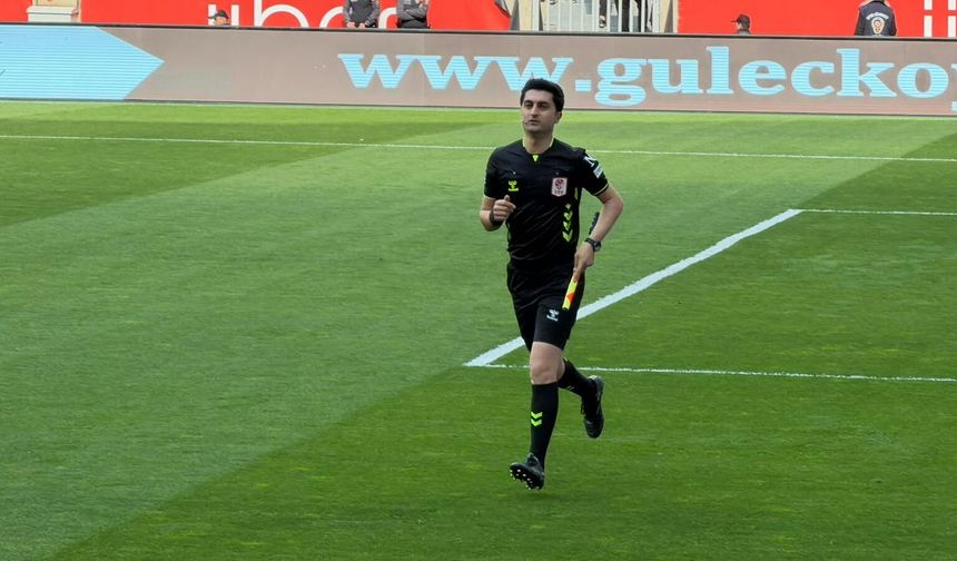 Bitlisli hakem Çiçeksoyu’na 1. Lig’de görev