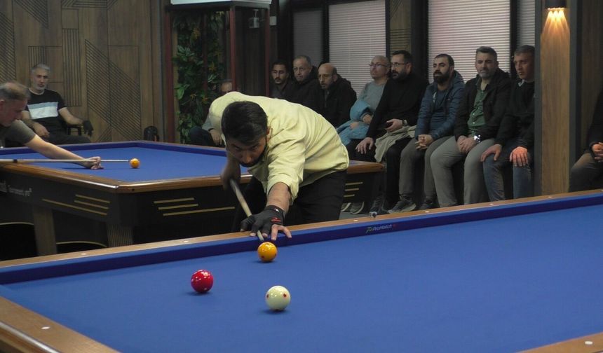 Tatvan'da bilardo mini Türkiye Şampiyonası tamamlandı
