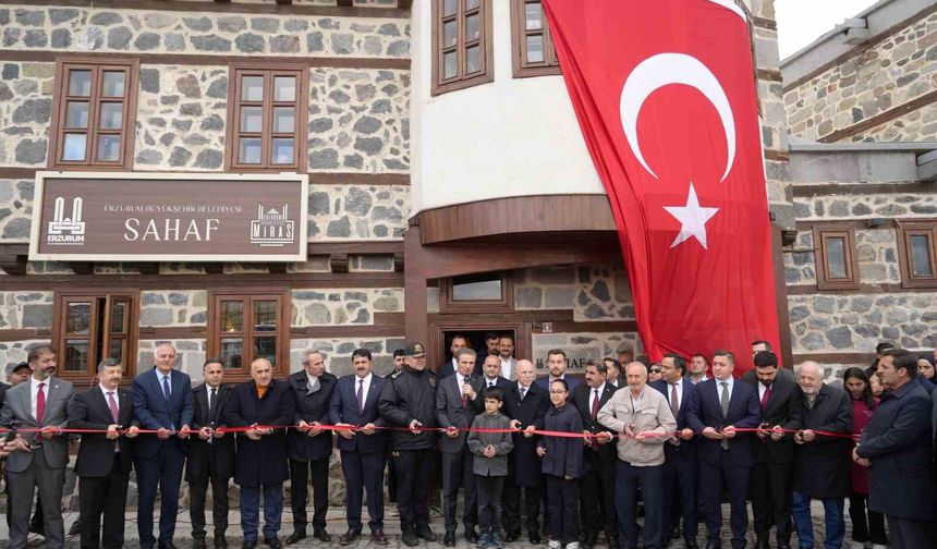 Erzurum'daki tarihi konak sahafa dönüştürüldü