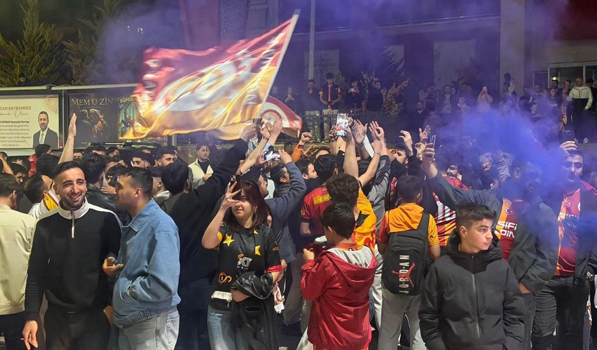 Ahlat’ta Galatasaray’ın şampiyonluk coşkusu