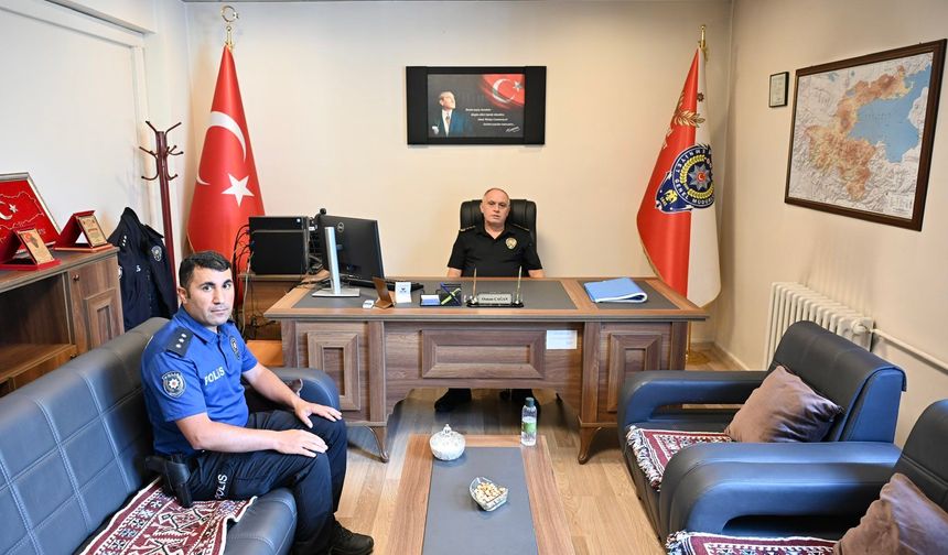 Bitlis İl Emniyet Müdürü Şensoy'dan Mutki İlçe Emniyet Amirliğine ziyaret