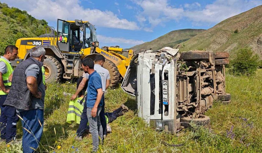 Bingöl'deki trafik kazası 1 kişi hayatını kaybetti