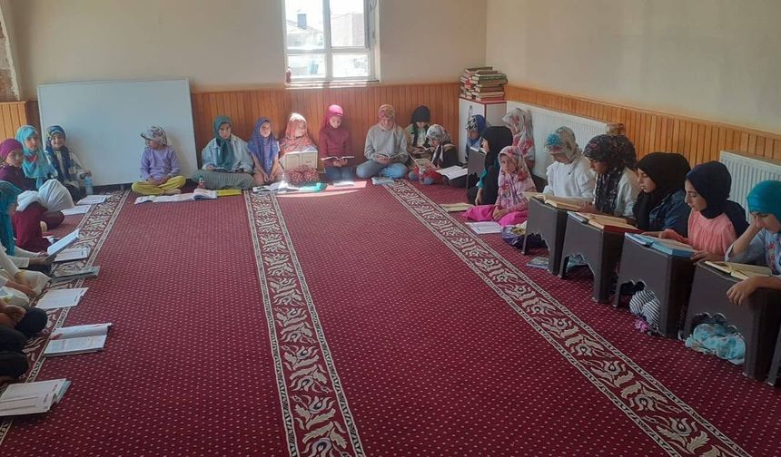 Mutki'de yaz Kur'an kursları coşkuyla devam ediyor