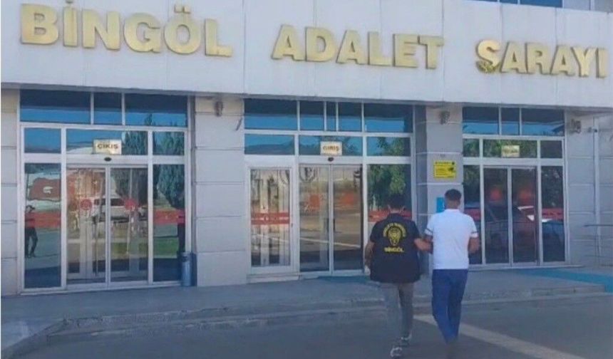Bingöl'de hırsızlık yapan şüpheli tutuklandı