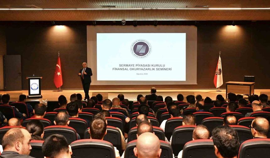 Erzurum'da polise 'Finansal Okuryazarlık' semineri verildi
