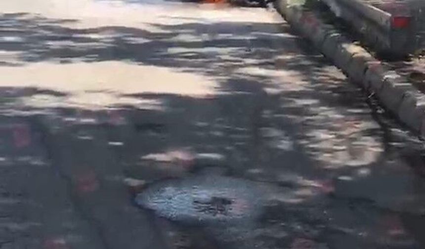 Muş'ta seyir halindeki motosiklet alev aldı