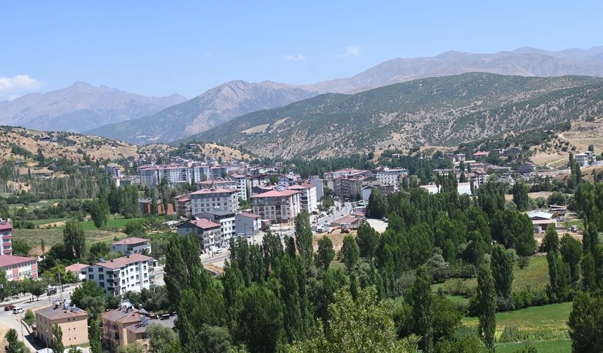 Hizan’ın şehir manzarası görsel şölen sundu