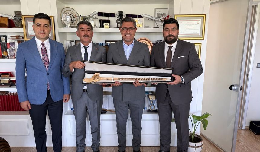 MHP Ahlat İlçe Başkanı Süleymanoğlu'ndan Muaz Ergezen'e ziyaret