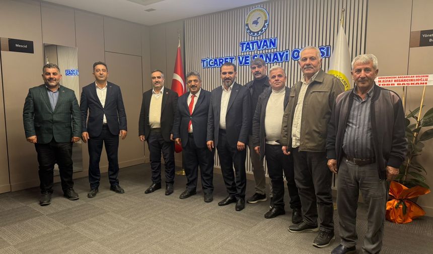 Yeniden Refah Partisi’nden TATSO’ya hayırlı olsun ziyareti