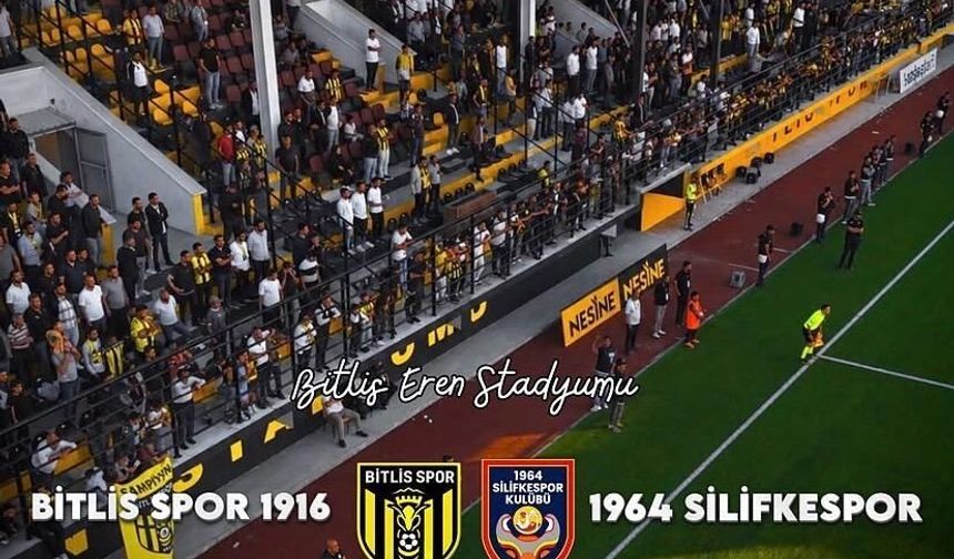 Bitlis 1916 Spor, yarın Silifkespor’u konuk edecek