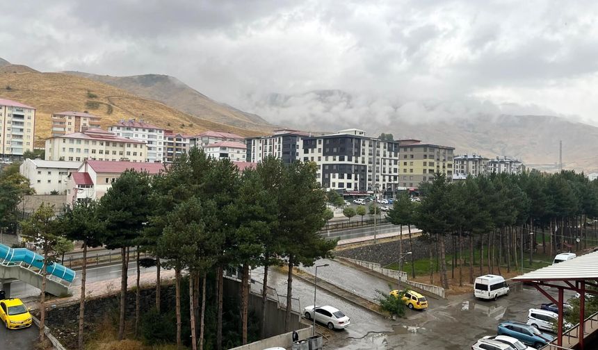 Bitlis’te yağışlı hava etkili oluyor